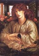 Dante Gabriel Rossetti La Donna della Finestra (mk28) oil on canvas